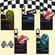 1pc F1 Radio Keychain, Racing Helmet Keychain, Radio Keychain, Helmet Accessory Keychain, Cute Bag C