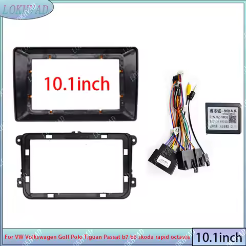 10 Inch Car Radio Fascias for VW Volkswagen Golf Polo Tiguan Passat b7 Touran Passat B6 Polo Jetta P