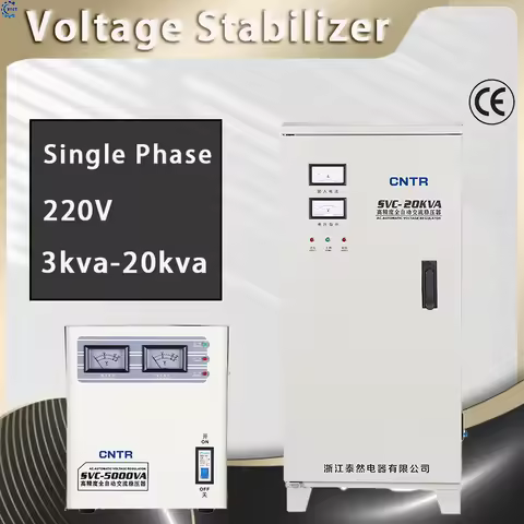 10kva 15kva 20kva AC Voltage Stabilizer 220V Single Phase High Power Voltage Stabilizer Power Supply