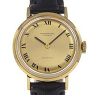 นาฬิกา IWC Old Inter รุ่นโบราณ Caliber 44 2298 ตัวเรือนสแตนเลสสตีล สายหนังปั๊มลาย ระบบอัตโนมัติ แสดง