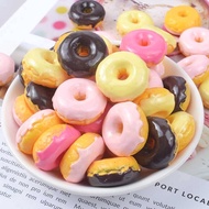 10Pcs Slime Charms Simulated Donut Resin Plasticine Slime Accessories Beads Making Supplies DIY Scrapbooking Crafts