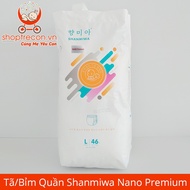 [Description Shan miwa Domestic Korea] 1 Premium Korea Domestic Shanmiwa Nano Diaper / Diaper Bag M49 / L46 / XL44 / Xxxl42