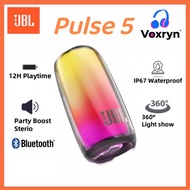JBL Pulse 5 Bluetooth Speaker - IPX7 Waterproof, 12H Playtime, 360° LED Lights, PartyBoost, Rich Bas