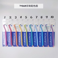 แปรงสีฟันสวิส CURAPROX 5460 Koribao ขนนุ่มลวดตาข่ายด้วยตนเองแปรงสีฟันสีแดง