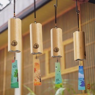 Chord Wind Chime 8-tone Japanese-style Hand-cranked Wind Chime, Balcony Yoga Scale Wind Chime Hangin