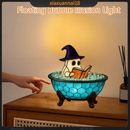 xiaxuannai Halloween Ghost Lamp Ghost Themed Bedroom Light Spooky Halloween Ghost Bubble Bath Lamp C