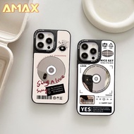 Vintage Music CD Player Mirror Phone Casing For OPPO Reno5 F / Reno7 7Z / Reno8 8T 8Z / Reno 11F Sho