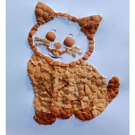 Egg shell collage animal collage egg shell craft