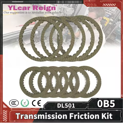 0B5 DL501 New Original Borg Warner Automatic Transmission Friction Kit Wet Dual Clutch Plates Fricti