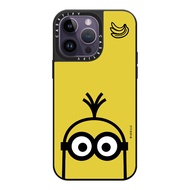 《KIKI》Original edition CASE.TIFY Minions High-end Frosted Mirror Phone case for iphone 14 14pro 14promax 13 13pro 13promax High quality shockproof hard Phone case 12 12pro 12promax 11 Cute cartoon design for men girl New Design