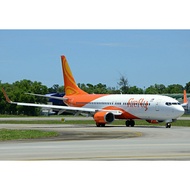 MALAYSIA AIRLINES Firefly Boeing B737-800 Aircraft display model 1/130 Kapal Terbang MAS Fire Fly