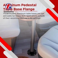 LANHUHU 2pcs RV Table Base, Round Aluminum Pedestal Table Base, Easy Install High Bearing Capacity T