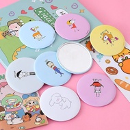 Mini Small round mirror makeup mirror cute cartoon small mirror travel wedding gift 卡通小圆镜迷你化妆镜随身便携镜子