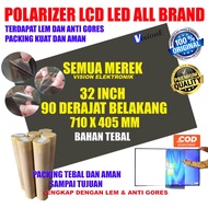 Polarizer LCD LED 32 inch 90 degree inner plastic polarizer 32 inch in polaris lcd 32 inch polarized