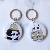 Keychain Plastic :Switch Panda set pack 2 pcs