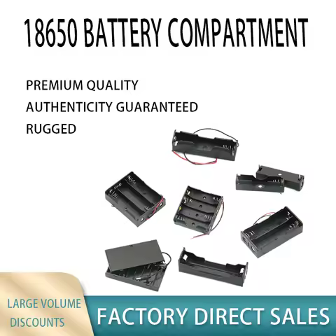 18650 Battery Storage Box / 6F22 9V Battery Case Holder DIY Batteries Clip Holder CR2032 6V Battery 