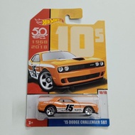[PROMO MURAH] Hot Wheels HW 15 Dodge Challenger SRT hotwheels 10s Orange 50th Anniversary Limited Ed