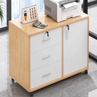 File Desk With Lock Locker Storage Office Cabinet Drawer