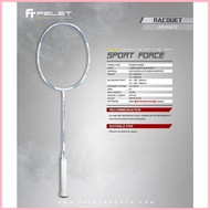 FELET Sport Force White Series Badminton Racket , 4U MAX TENSION 40LBS