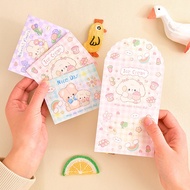 Cute 3-fold mini card TH55 with many cartoon patterns as a birthday gift for friends and students