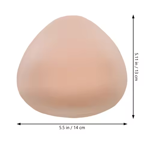 Removable Mastectomy Prosthesis Bra Insert Sponge Bra Pad for Invisible Support and Beautiful Body S