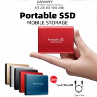 Portable SSD Type-C USB 3.1 1TB 16TB 30TB SSD Hard Drive 2TB External SSD for Laptop Desktop SSD Fla