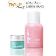 Combo Candid 1.0% Retinol Treatment 30ml + Candid B5 CICA Repair & Soothing Cream 50ml