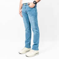 Gizmo - Denim Pants Light Blue Washed Jeans Stretch Slimfit Comfortable Pants