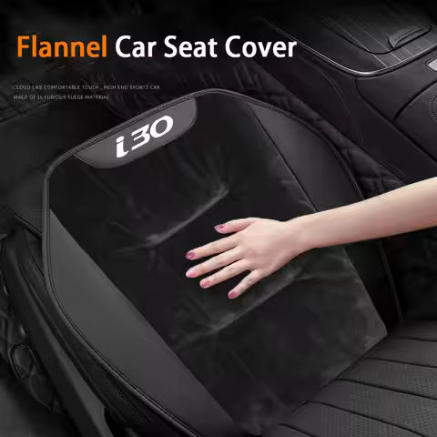 Flannel Car Seat Cover For Hyundai I30 i30 N Line ix35 Winter Warm Plush Car Front/Rear Seat Cushion