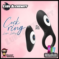 LubeAlchemist Delay Cock Ring Wireless Vibrator Controller Extending Excitement Male Adult Sex Toys