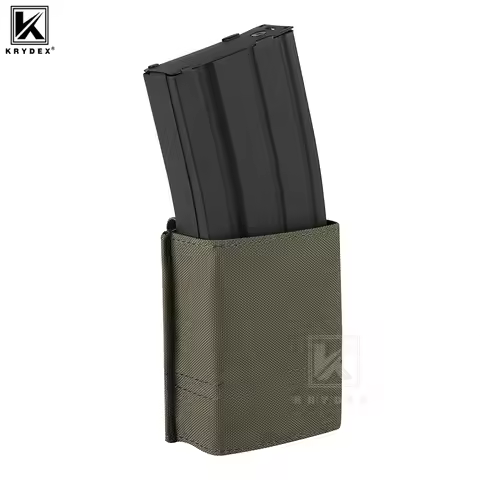 KRYDEX Tactical 5.56 .223 Mag Pouch Molle Nylon Open-top Single Magazine Pouches Holder For M4 M16 H
