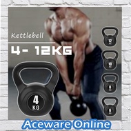 KETTLEBELL HANDLE 4KG 6KG 8KG 10KG 12KG DUMBBELL WEIGHT LIFTING DUMBELL FITNESS WORKOUT GYM EQUIPMEN