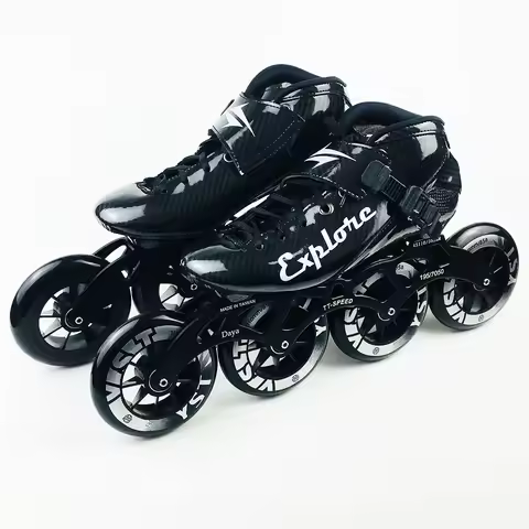 Carbon Fiberglass Inline Speed Skates Kid Adult Beginner New hand Speed Racing Train Street Racing S