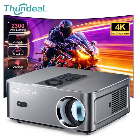 ThundeaL Full HD 1080P 4K Projector TD98W Mini Portable Android WiFi 2G 32G TD98 Mini Beam Projector