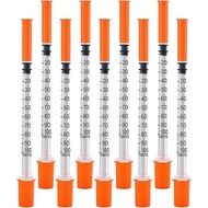 100PACK 1ML Syringe dengan Jarum 30G 1/2" (13mm), Bekalan Makmal yang Dibungkus Secara Individu (1CC