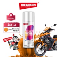 THEAOSON Aerosol Spray Paint #36 Chrome Yellow Multipurpose Cat Spray Tin Cat Motor Spray Cat Kereta