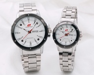 Jam tangan SWISS ARMY COUPLE SA-6957-Jam tangan Original Quality Water Resistant 5ATM (50M)-NEW FASH