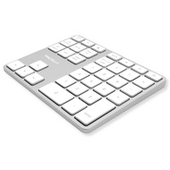Macally Bluetooth Number Pad for Laptop - Rechargeable Wireless Numeric Keypad - Slim 35 Key Wireles