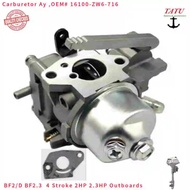 BF2 Carburetor W/ Gasket 16100-ZW6-716 16100-ZW6-G01 Fits HONDA BF2D BF2.3 &More 4T 2.0HP 2.3HP Outb