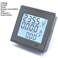 AC Electric Energy Meter Digital Display Volatge Current Meter Power Energy Detector LCD Voltmeter W