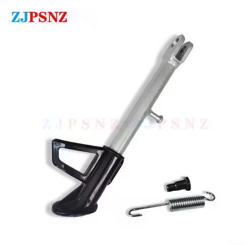 Motorcycle E-bike Scooter Kickstand Side lining Stands Kick Bracket With Spring Bolt 17/19/21/22cm F
