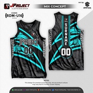 CUSTOMIZED NAME PERSONALIZE SURNAME & NUMBER PREMIUM BASKETBALL JERSEY