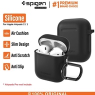 promo!! apple airpods case silicone spigen apple airpods pouch