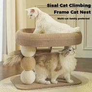 【SG SELLER】Sisal Cat Climbing Frame Cat Nest Cooling Mat Cat Paw Post Cat Paw Pole Cat Toy