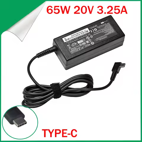 65W Type USB C Adapter AC Charger for HP Elite X2 1012 G1 G2 TPN-CA06 TPN-CA10 TPN-LA12 Laptop Power