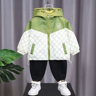 Boy Jacket Children Bear Hoodie Boy Handsome Top