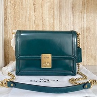 Coach Butik Hutton Shoulder Bag Teal