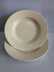 SEIV by ONYX - Piring Bulat Melamine 9 inc / Piring Ratana 9 inc 18093S
