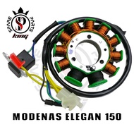 MODENAS ELEGAN150 ELEGAN 150 FUEL COIL ASSY STARTER COIL ELEGAN STATOR COIL ASSY 11COIL 8WIRE