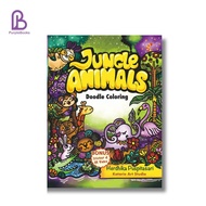 CHILDREN'S BOOK: DOODLE ART: JUNGLE ANIMALS: Coloring Book